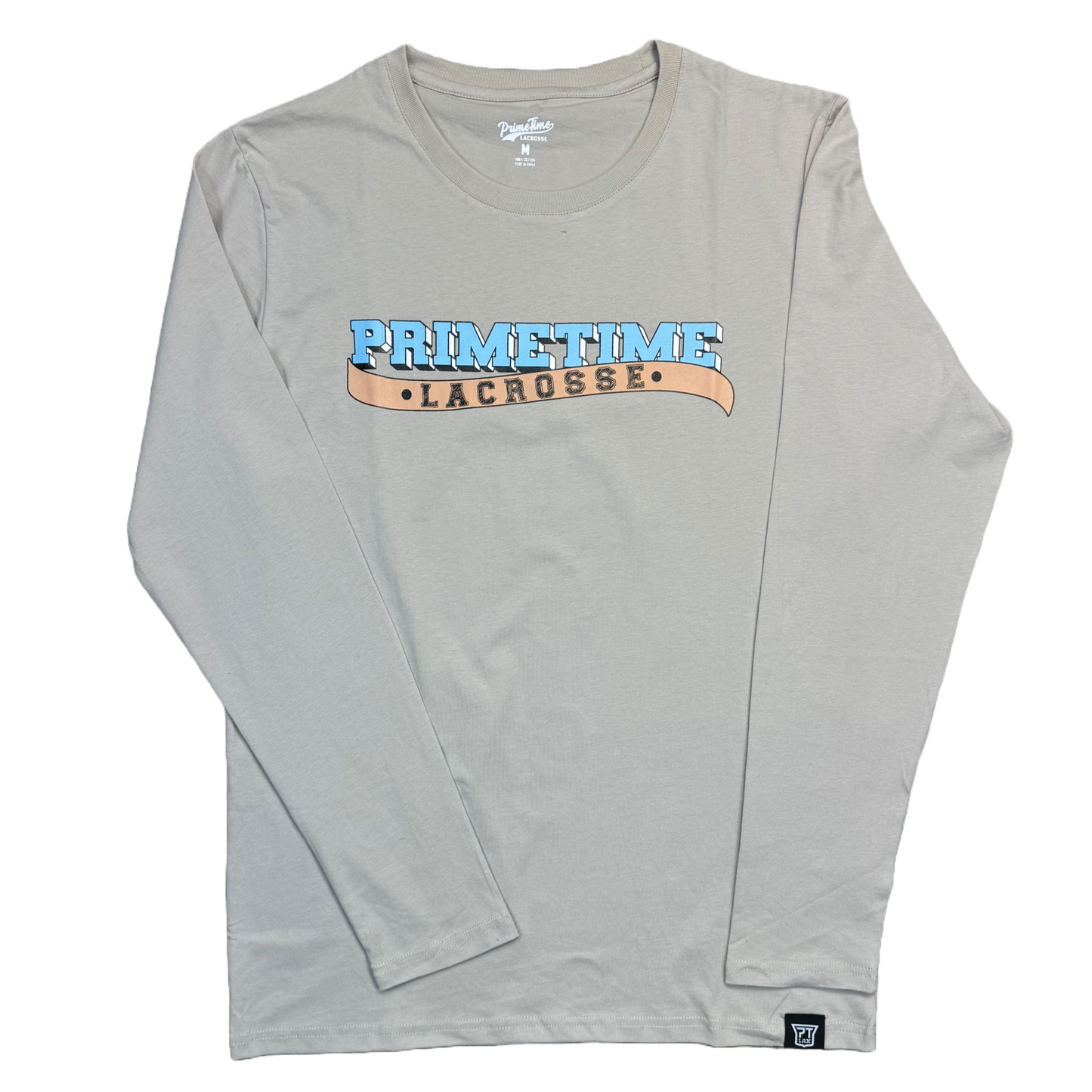 Block Letter Cotton LS Tee