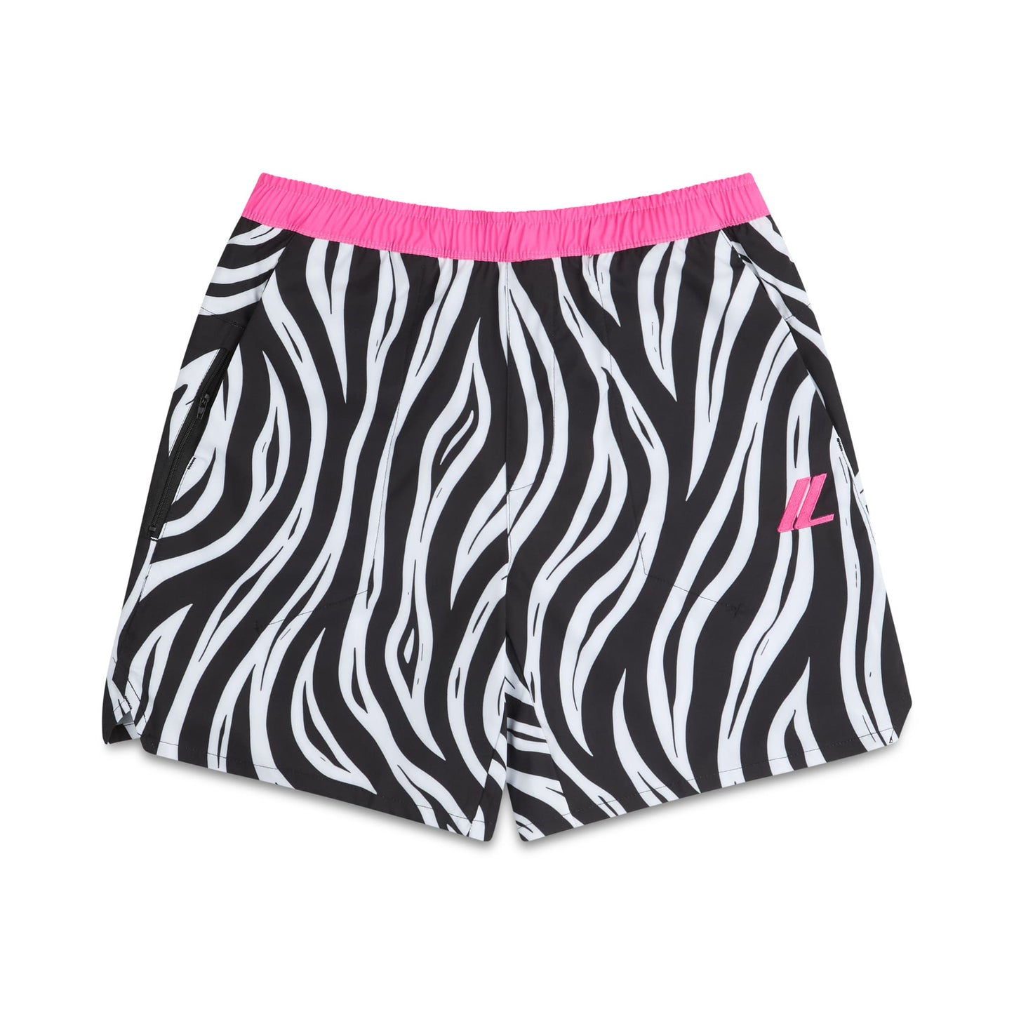 Launch AD Shorts-Pink Zebra