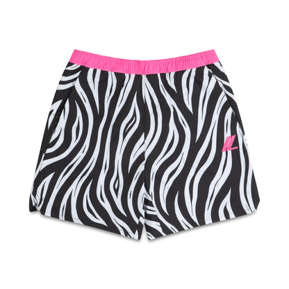 Launch AD Shorts-Pink Zebra