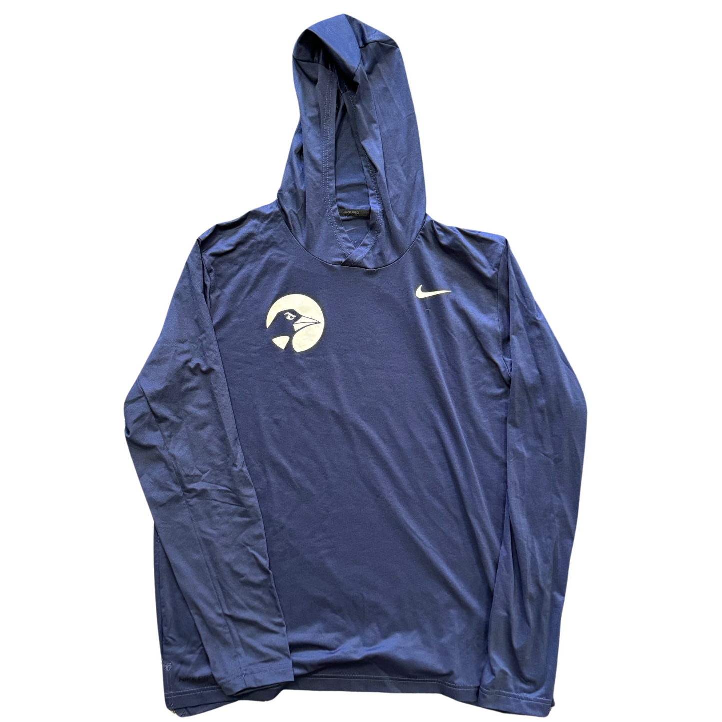 Nike Pro Hooded Long Sleeve-Navy